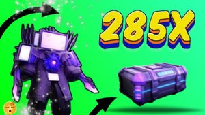Открытие 1 МИЛЛИОНА монет (285x крэйтов) в Skibidi Tower Defense