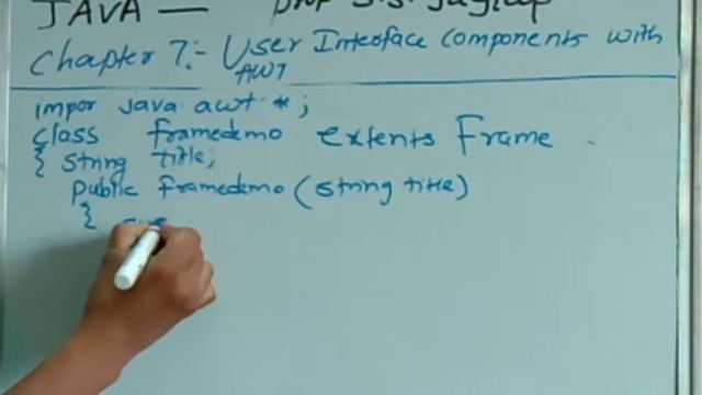 Java-Chapter-07-User Interface components with AWT смотреть онлайн