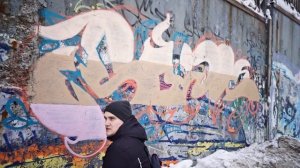 ГРАФФИТИ ВЛОГ | Ч.2 | Как делать градиент на стене | Лайфхаки | Как рисовать зимой