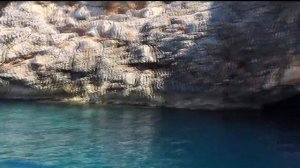 Черногория. Отличный пляж и пещера в Жанице. Beach and cave in Zhanitsa (Montenegro)