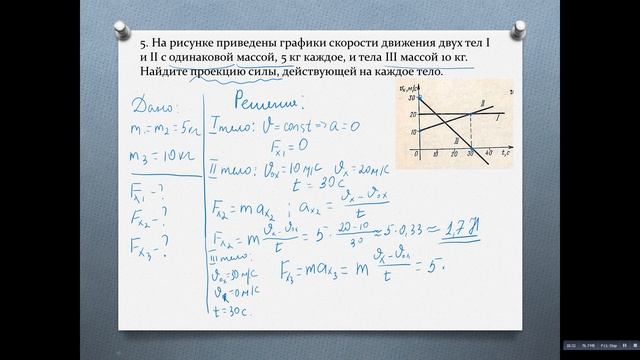 Физика 9 класс решение задач на законы Ньютона смотреть онлайн