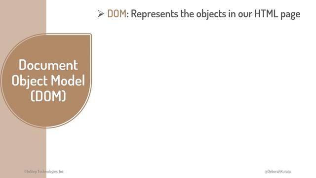 JavaScript Objects and the DOM (Clip 11): Gentle Introduction to JavaScript