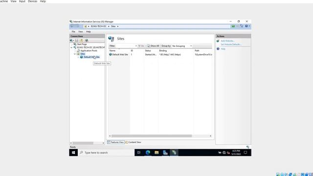 Server 2022 Tutorial Create a Self-Signed Certificate and Bind in IIS смотреть онлайн