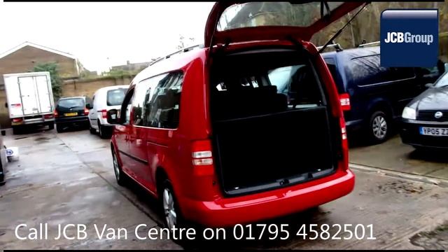 2014 Volkswagen Caddy C20 1.6l Salsa Red GF64FSC for sale at JCB Van Centre Sittingbourne