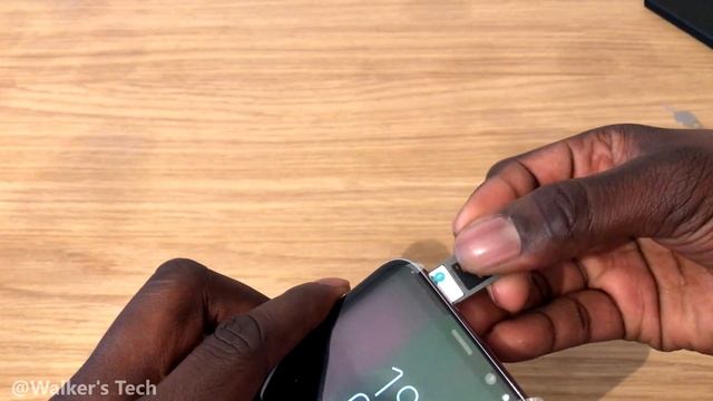 Samsung Galaxy S8 Plus - How To Insert Sim Card/ mirco SD Card смотреть онлайн