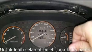 1 Cara Buka Cluster Meter Panel Honda CRV CRV-V RD1 S10