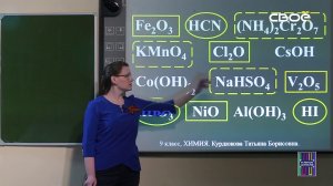 Химия для 9 класса. Классификация неорганических веществ