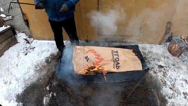 Готовим мясо на Мангале