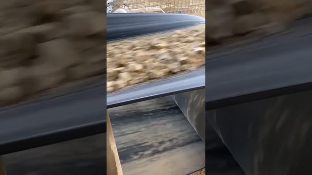 Переработка и складирование щебня