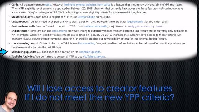 YouTube Partner Program FAQ - What It Means for Access to Features