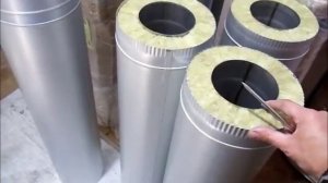 Дымоход для булерьяна . Проход внутри помещения.