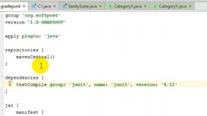 JUnit dependency in Gradle project