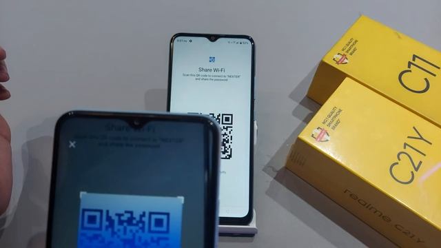 How to show wifi QR code in realme c21y ,c25y,c11 | wifi qr code scanner realme | QR code setting