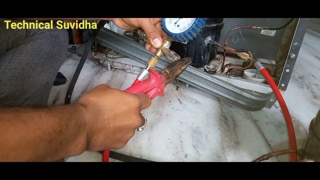 double door fridge gas filling, gas charging & underground condenser replacement in refrigerator. смотреть онлайн