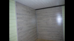 Установка ламината на деревянную стену