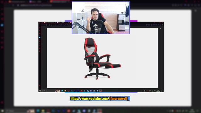 Обзор на дешевое ,но крутое компьютерное кресло Brun red / black