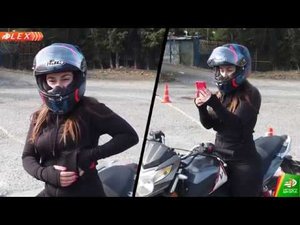 Девушка сдала ! Экзамен ГИБДД ! Категория А ! Мотосезон 2020 в самом разгаре !