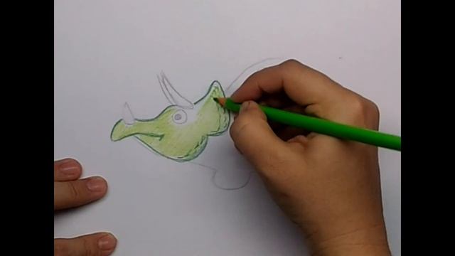 Как нарисовать динозаврика