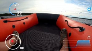 Yamaha 9.9 [15] | 11 винт Solas стальной | Замер скорости | Bratan 380 kl | Братан 380 кл | Arctos