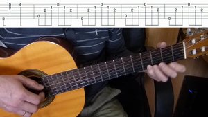 Guitar lesson - Paul Mauriat - Alouette "La peregrinacion"  -  Guitar fingerstyle tutorial + TAB