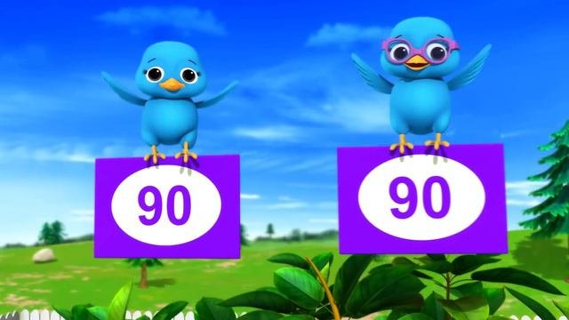 The Number Song 10-100 | Nursery Rhymes For Babies By LittleBabyBum - ABCs And 123s