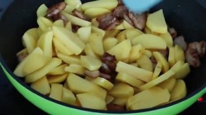 Жареная картошка на сале/Лучший рецепт!
