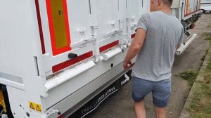 Полуприцеп-щеповоз STAS S300ZX (Бельгия) с подвижным полом Cargo Floor.Короткий обзор.