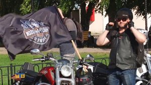 Байкеры из Тюменского мотоклуба «Харлей Дэвидсон» побывали в Упорово