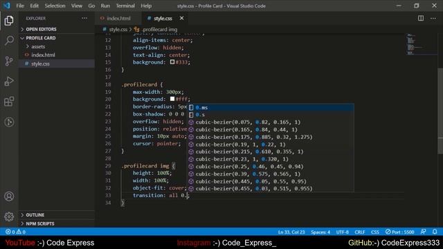 Profile Card Design Tutorial With HTML Or CSS || Custom Card смотреть онлайн