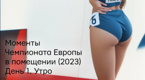 Моменты Чемпионата Европы по Лёгкой атлетике в помещении. День 1. Утро (2023)