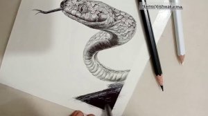 Easy Snake  Drawing  | #art | #sketch  | Nainsi Vishwakarma