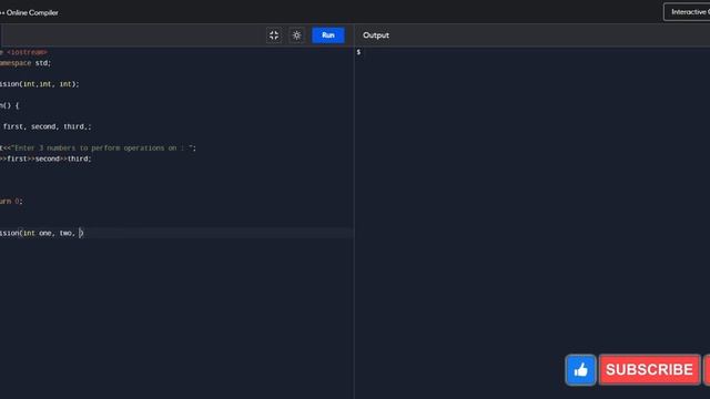 A simple user defined function (calculator functions)