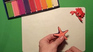 Как слепить краба, осьминога и морскую звёздочку! Лепим морских жителей :)