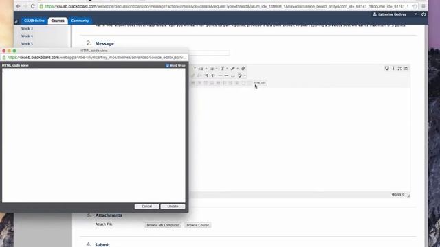 How to Post an iFrame in a Discussion Board on Blackboard смотреть онлайн