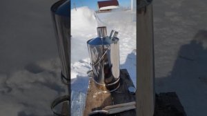 Походный самовар " Магарыч" в действии