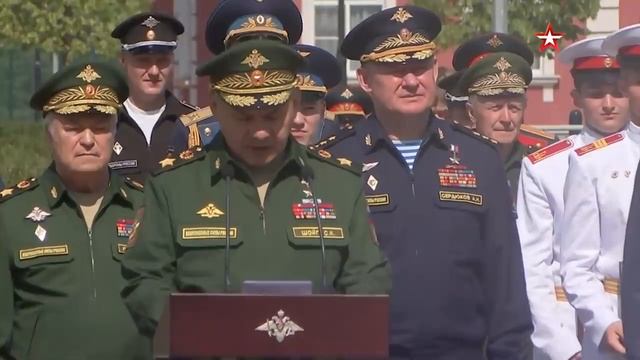 Золотые слова Шойгу!Выпуск Тульского Суворовского училища. смотреть онлайн