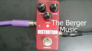 KOKKO DISTORTION (Mini) FDS2 Pedal demo