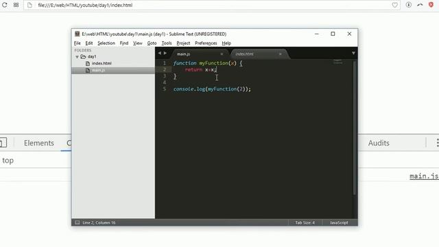 JavaScript Examples part 6 - Functions and Scope of the variables