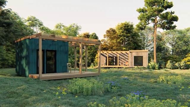 Концепция домиков для базы отдыха или дачи смотреть онлайн