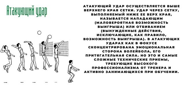 Технические элементы в волейболе
