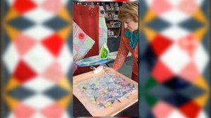 Мастер-класс "Салфетка в лоскутной технике "Пицца"