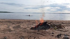 20.06.23 купание голышом в Калевале
