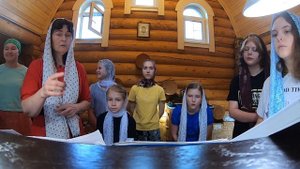 Первая Литургия на 3 голоса. Детский церковный хор.