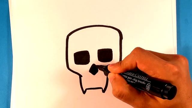 How to Draw a Skull with Wings - Halloween Drawings смотреть онлайн