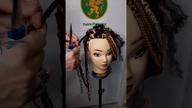 Дредо кудри / Дредо локоны / Как заплести на каркас или точечно