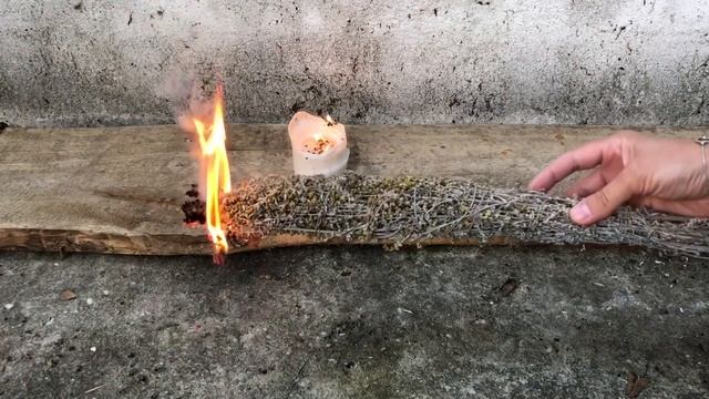 Скрутка полыни для окуривания