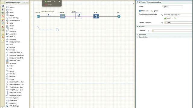Time in Queue Statistics in Anylogic