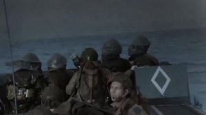 Реальные кадры высадки в Нормандии. Самый неудачный для союзников сектор «Омаха-Бич»