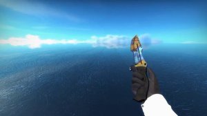CS GO Huntsman Knife Case Hardened MW Sky Blue