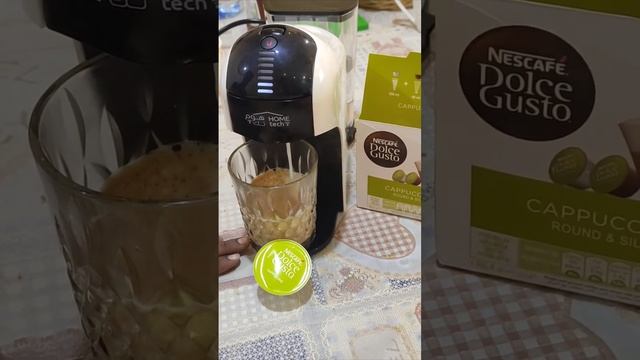 Coffee maker വെച്ച് Nescafé Dolce Gusto cappuccino | Prepare Dolce Gusto Cappuccino ☕  #dolcegusto